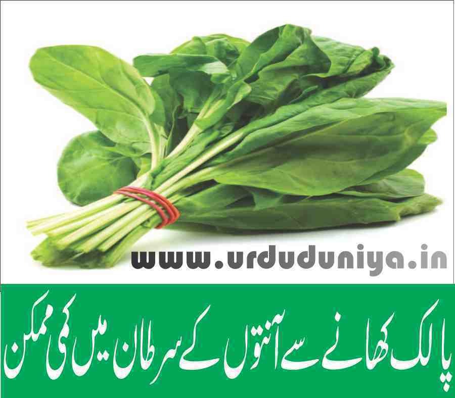 Eating spinach can reduce bowel cancer