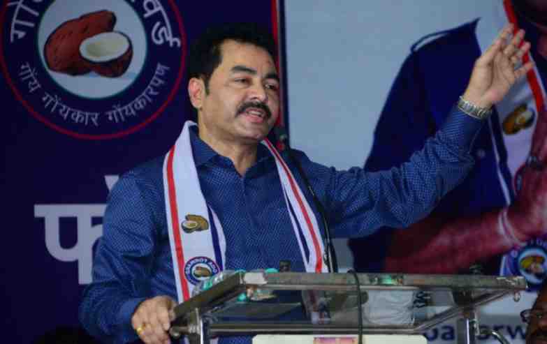 Goa Forward Party (GFP) Working President Kiran Kandolkar