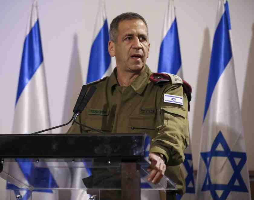 Israeli army chief Aviv Kochavi