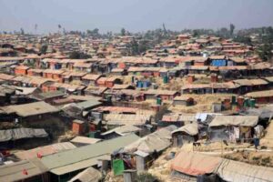 Rohingya refugee camp in Bangladesh