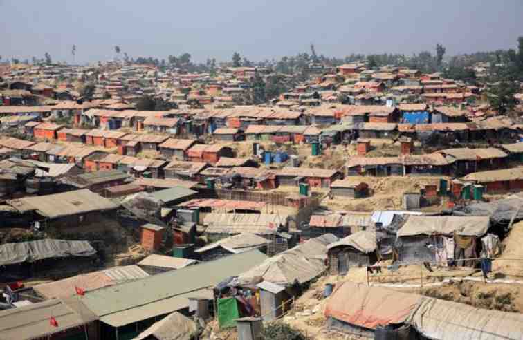 Rohingya refugee camp in Bangladesh