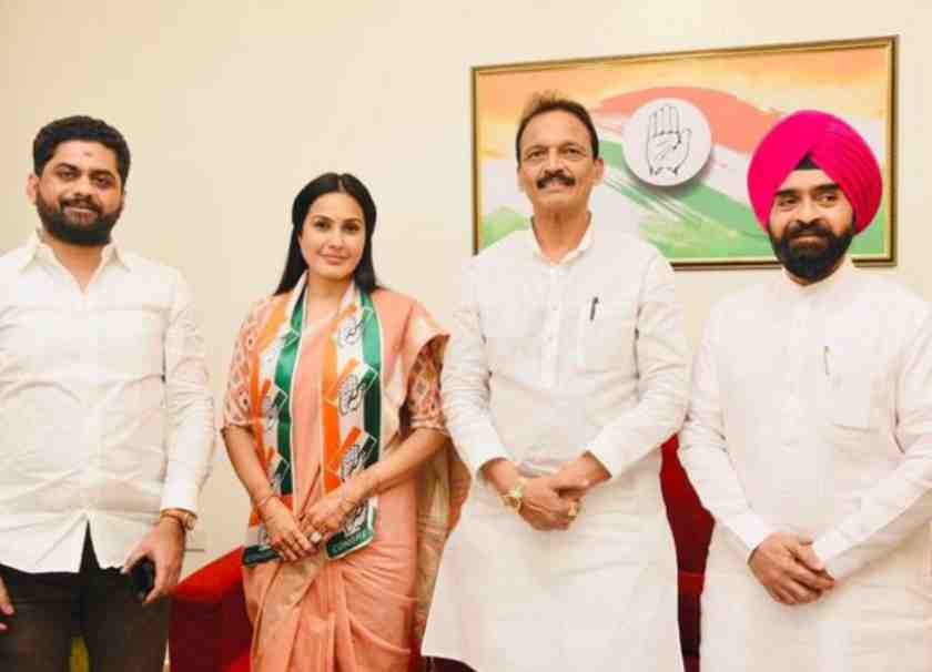 Actress Kamya Punjabi steps into politics, joins Congress