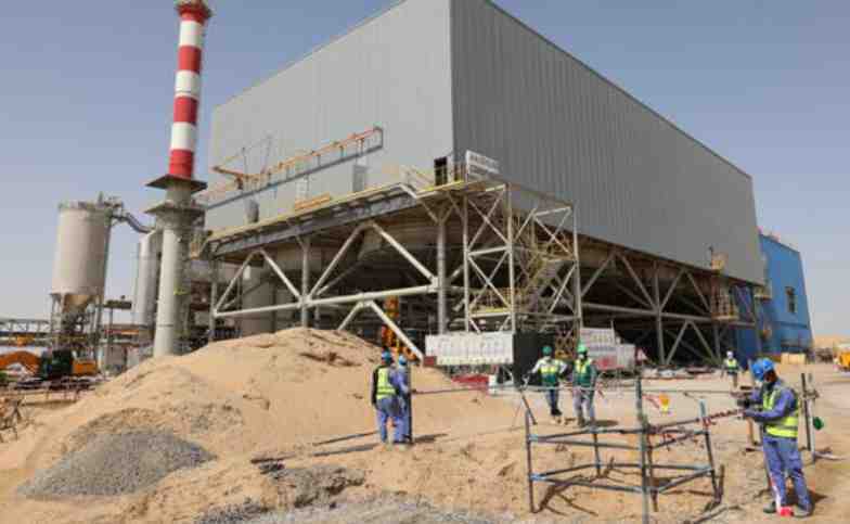 Construction of the first Gulf-powered power plant in the UAE
