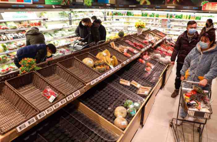 Fear of vegetable crisis in China, instructions to citizens to store goods