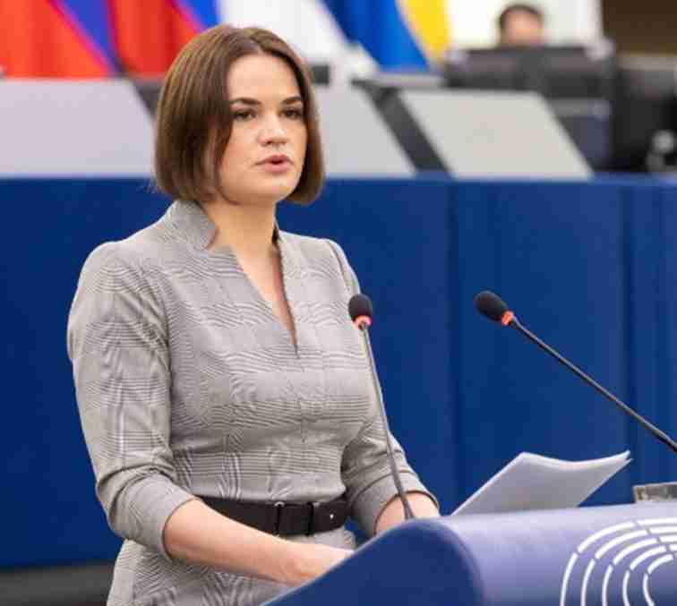 Belarusian opposition leader Sviatlana Tsikhanouskaya