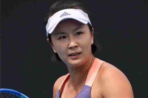 Chinese tennis star Peng Shuai