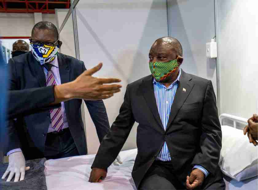 South African President Cyril Ramaphosa
