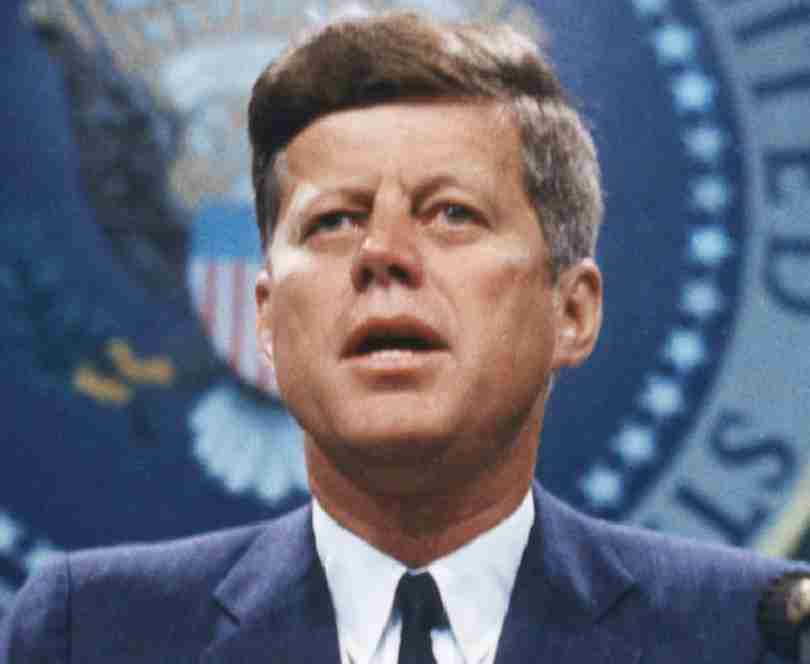 former US President John F. Kennedy