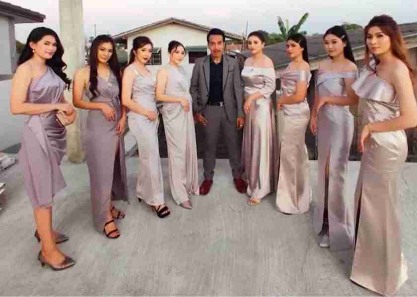 popular on social media -man- with 8 wives
