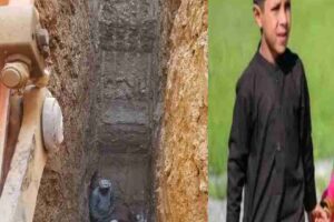 An Afghan child trapped in a well for three days could not be rescued