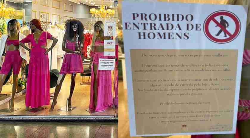 Brazil bans men entry into women clothing store
