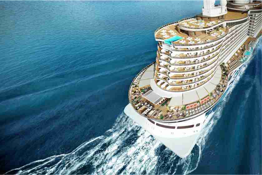 Norway state-of-the-art 956-foot cruise ship will land in the Mediterranean in 2023
