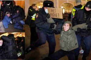 Protests across Russia against the invasion of Ukraine, hundreds arrested