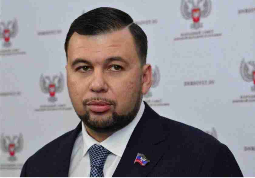 Republic of Donetsk-Ukrainian separatist leader Dennis Pushkin