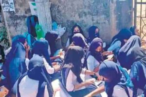 Udupi government PU college hijab issue
