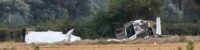 The university lecturer stole the plane and dropped it in a field killing himself