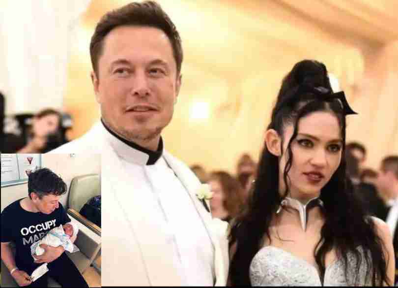 Grimes and Elon Musk daughter