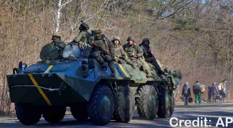 Russia's largest military convoy arrives near Kyiv