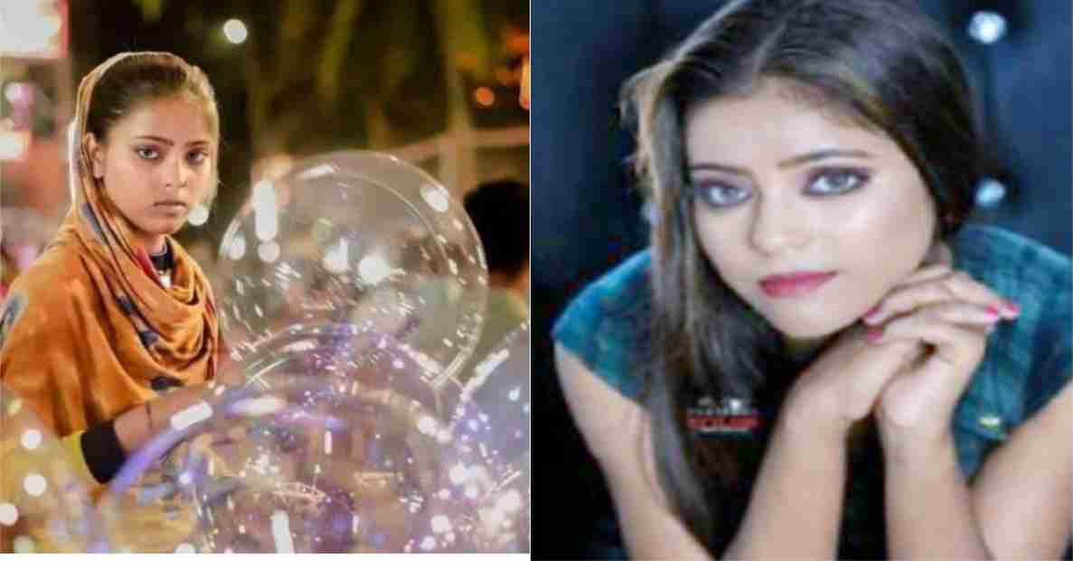 The girl selling balloons became an overnight star