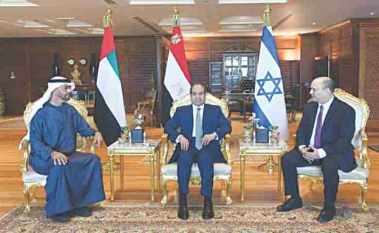 crown-prince-abu-dhabi-egyptian-president-and-israeli-prime-minister-meet-in-sharm-el-sheikh