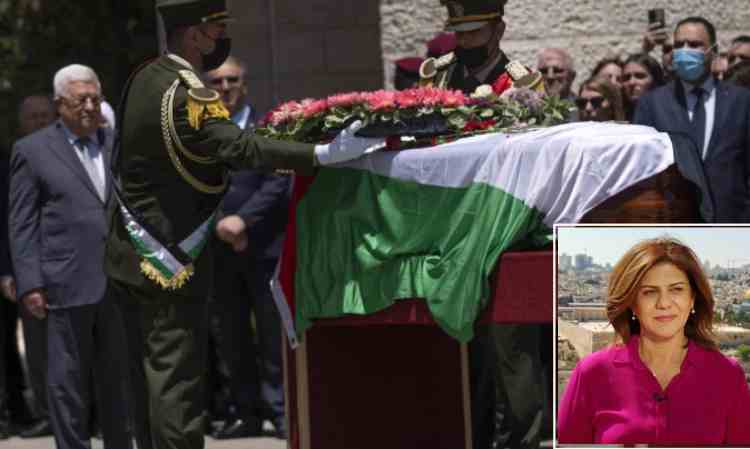 al jazeera journalist shireen abu akleh funeral