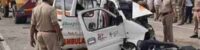 bareilly ambulance truck collides