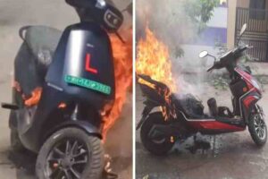 incidents of fire in electric scooters