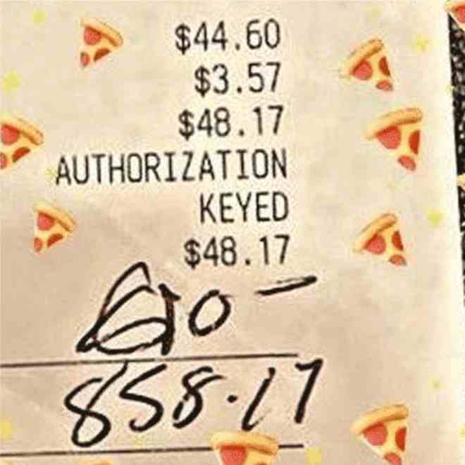 the american couple tipped $ 810