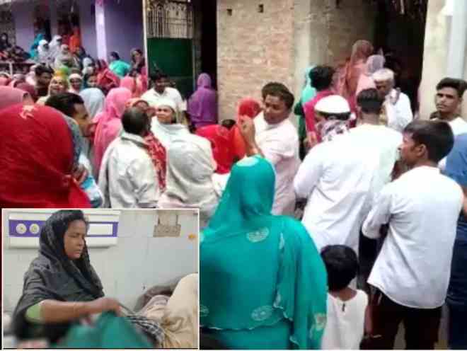 wife angry over husbands second marriage first set house on fire 4 people including husband and wife burnt