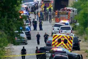 bodies of 46 migrants were found in the back of a sweltering tractor trailer in san antonio