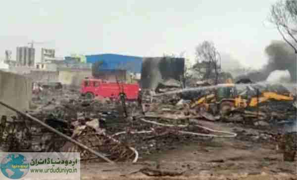 gurugram 150 huts burnt to ashes