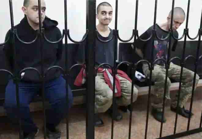 two british one moroccan national sentenced to death for fighting for ukraine