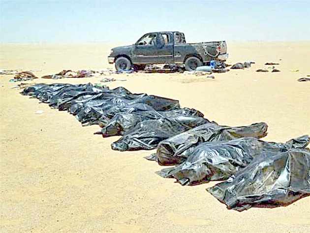 20 migrants die of thirst in libya desert