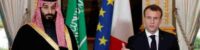 french president emmanuel macron saudi arabia crown prince mohammed bin salman