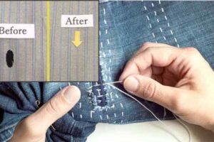 japanese art of sashiko wonderful japanese way to mend torn clothes