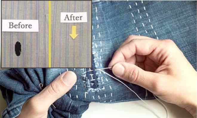 japanese art of sashiko wonderful japanese way to mend torn clothes