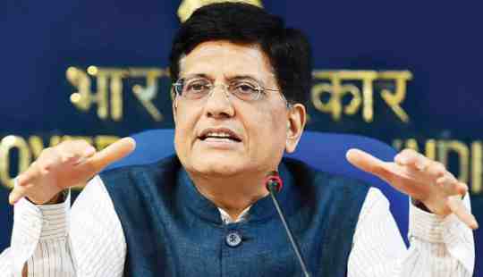 piyush goyal was appointed as the leader of the house in the rajya sabha