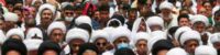 shia religious leader muqtada al sadr gathered in baghdad