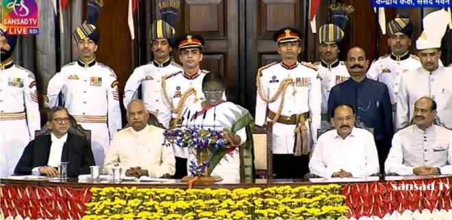 as the 15th president of the country draupadi murmu takes the oath