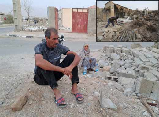 earthquakes rocked iran kills five