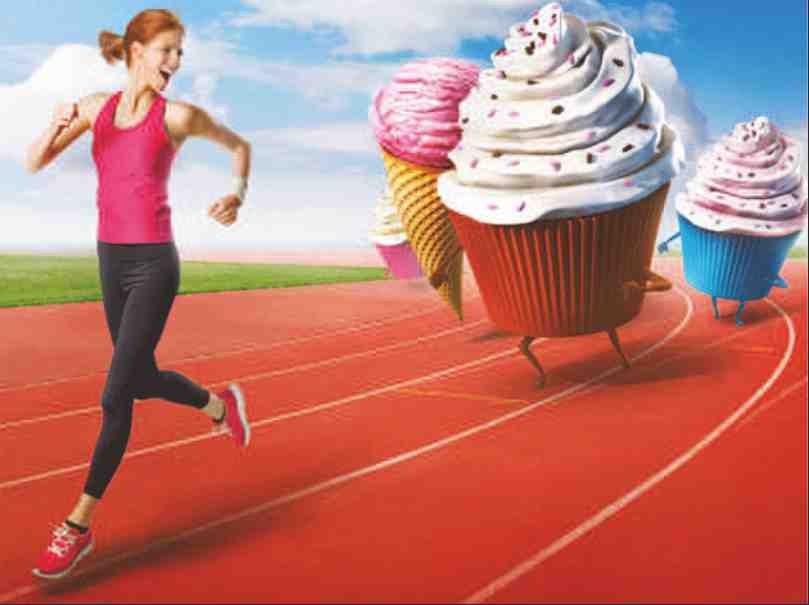 eating junk foods can negate the effects of exercise