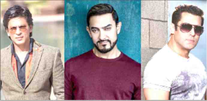 shahrukh khan salman khan aamir khan