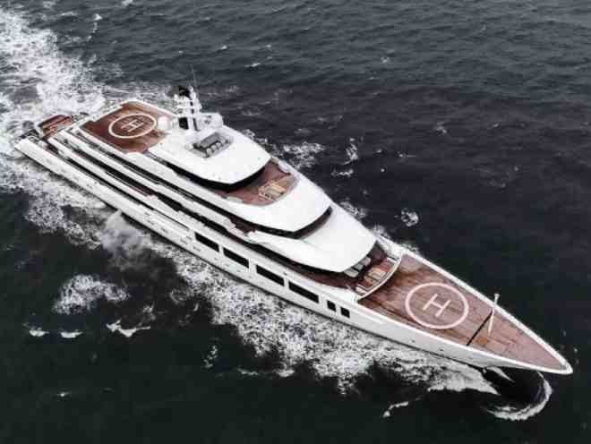 sheikh mansour bin zayed al nahyan new luxury yacht blue