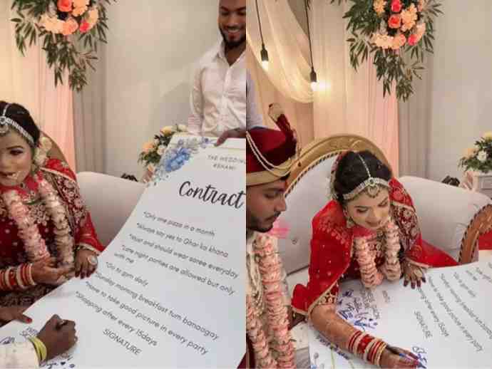 unique wedding of a couple from guwahati video viral on social media