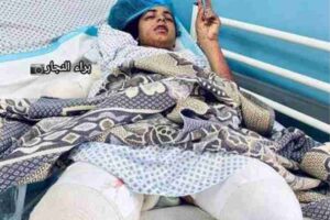 my hands and feet reached heaven before me the wounded child