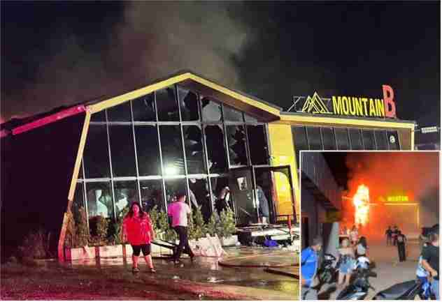 thailand night club fire broke