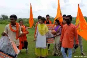 the mischief of the hindu mahasabha workers did the parikrama of the taj mahal