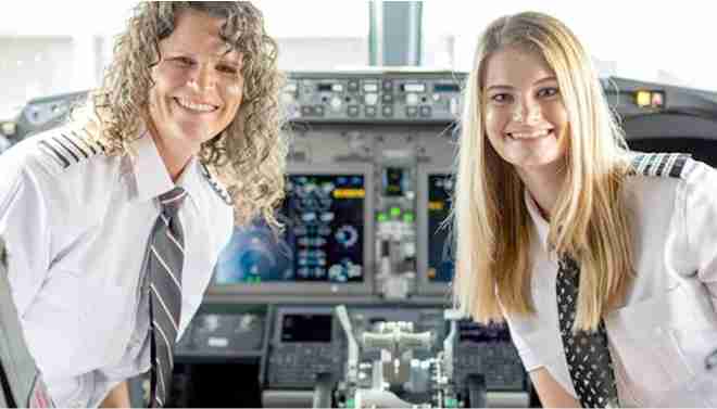 mother daughter pilot team mother daughter duo to fly a plane together