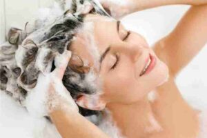 the chemicals in the shampoo are damaging the hair