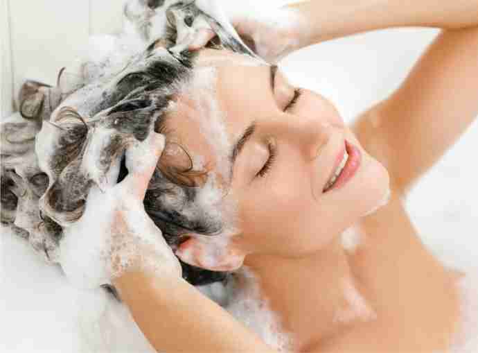 the chemicals in the shampoo are damaging the hair